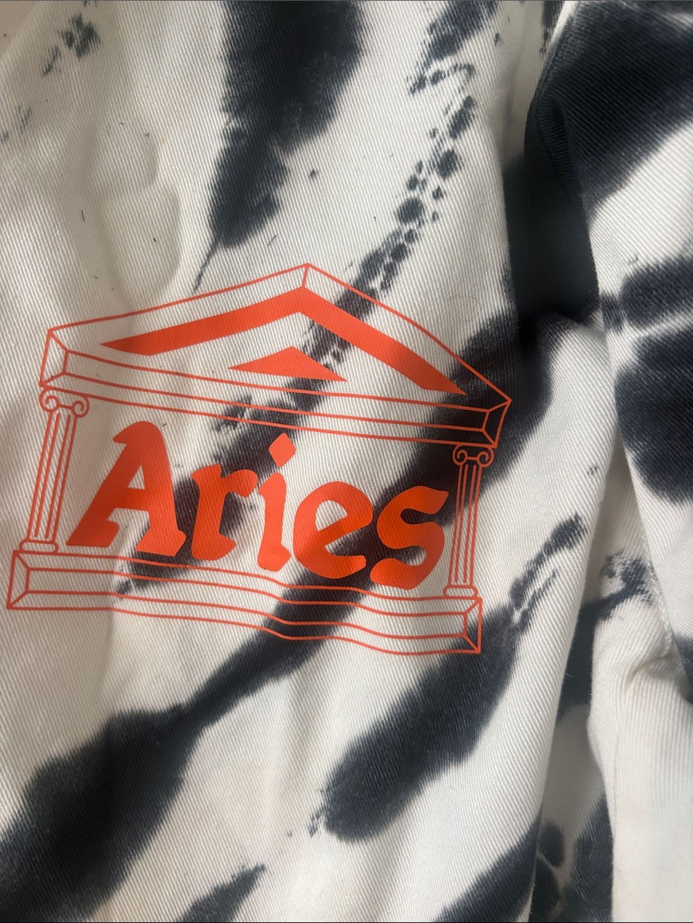 Umbro Tie-Dye Pullover with Orange Logos - Picture 4 of 8
